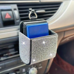 Car Interior Storage Bag Organizes Phone Documents & Supplies