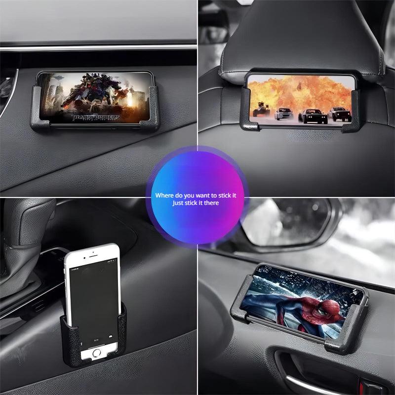 2pcs Car Mobile Phone Holder Dashboard Adjustable Size
