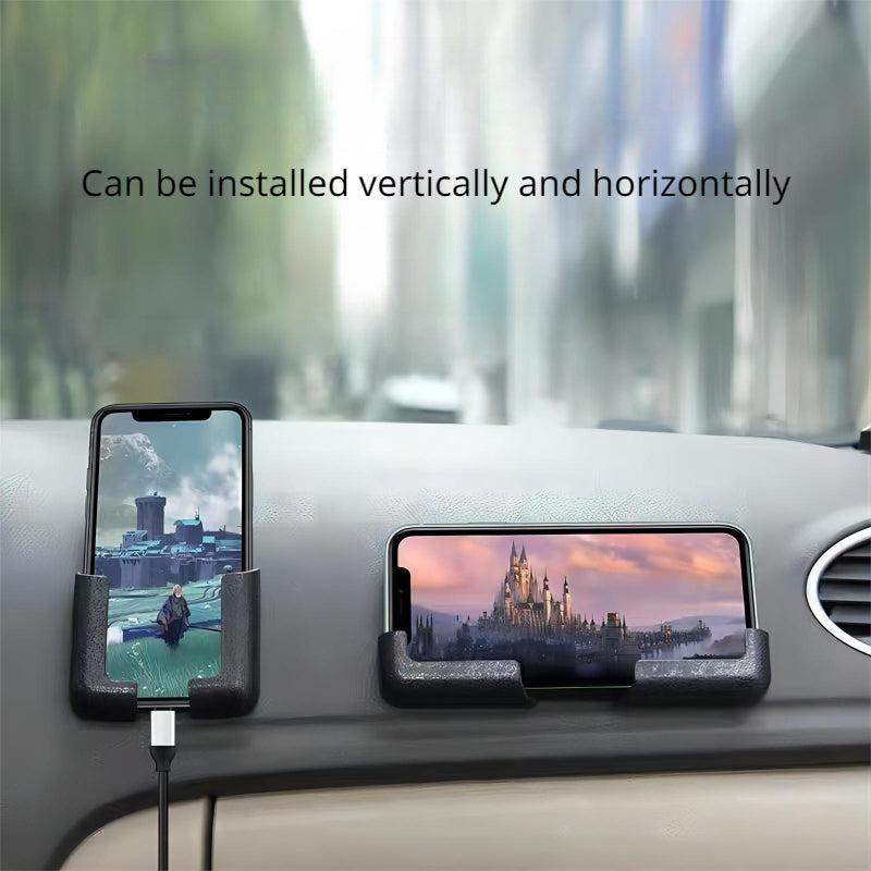 2pcs Car Mobile Phone Holder Dashboard Adjustable Size