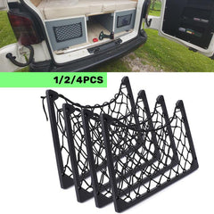 1pc Large Elastic Net Storage Organizer Cargo Mesh Nets Magazine Holder Rack