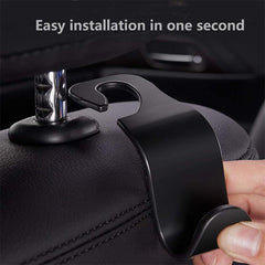 4Pcs Car Seat Headrest Hook Storage Hanger Organizer