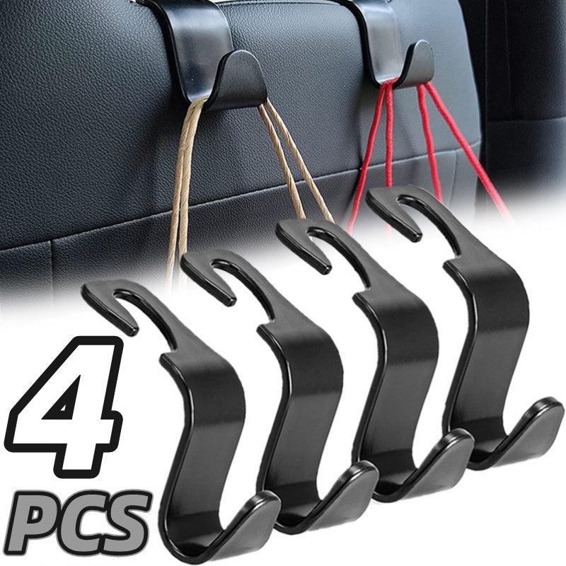 4Pcs Car Seat Headrest Hook Storage Hanger Organizer