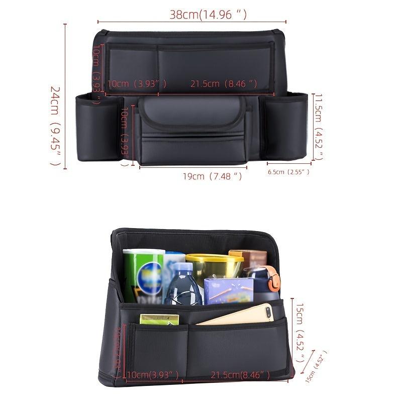 Car Storage Hanging Bag Car Tissue Box Armrest Organizers Pocket