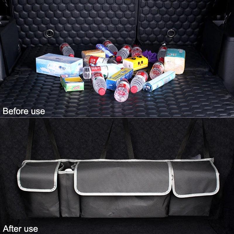 Adjustable Car Trunk Storage Bag Rear Seat Organizer Car Accessories