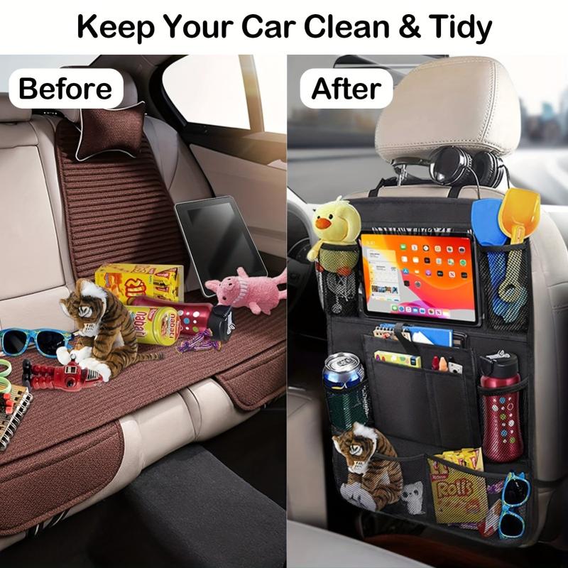 Car Storage Organizer for Kids Car Seats & Travel Accessories