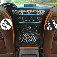 Car Elastic Net Bag Seat Handbag Holder Trunk Organizer