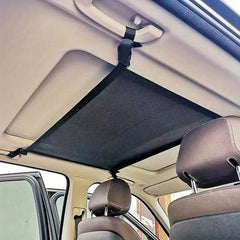 Car Ceiling Cargo Net Pocket Double Layer Mesh Roof Storage Organizer