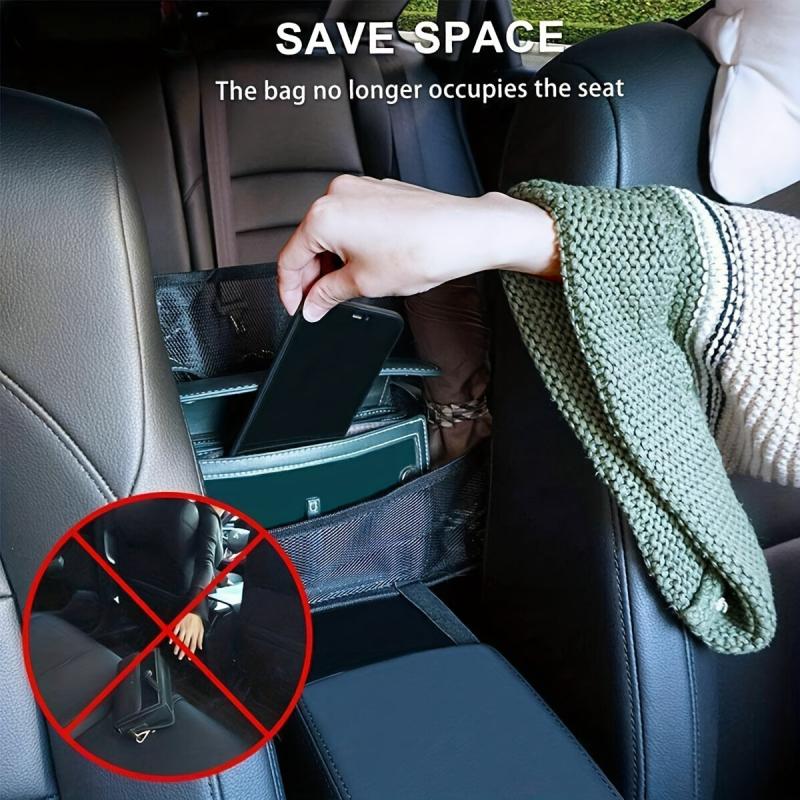 Car Seat Mesh Bag Organizer Storage Shelf Bag