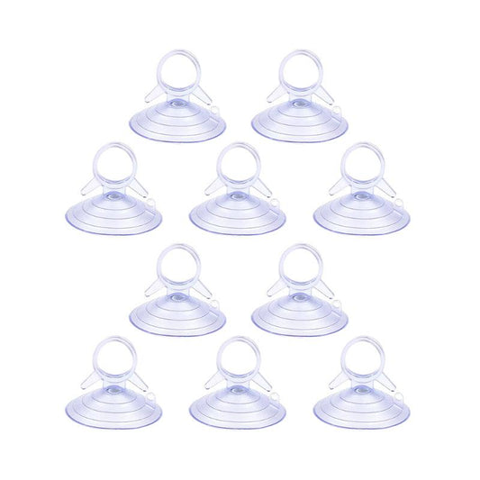 10pcs Clear Suction Cup Suckers Hook Car Sun Visor Rubber Suction Cups Clip