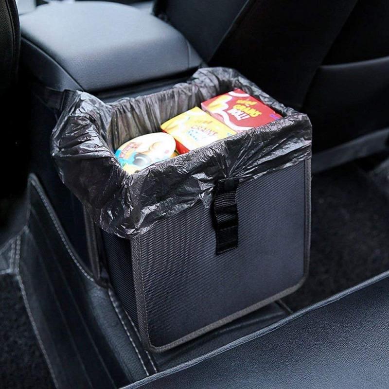Car Hanging Trash Can Waterproof Litter Garbage Organizer