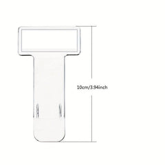 Car Parking Ticket Permit Holder Clip Sticker For Windscreen Window