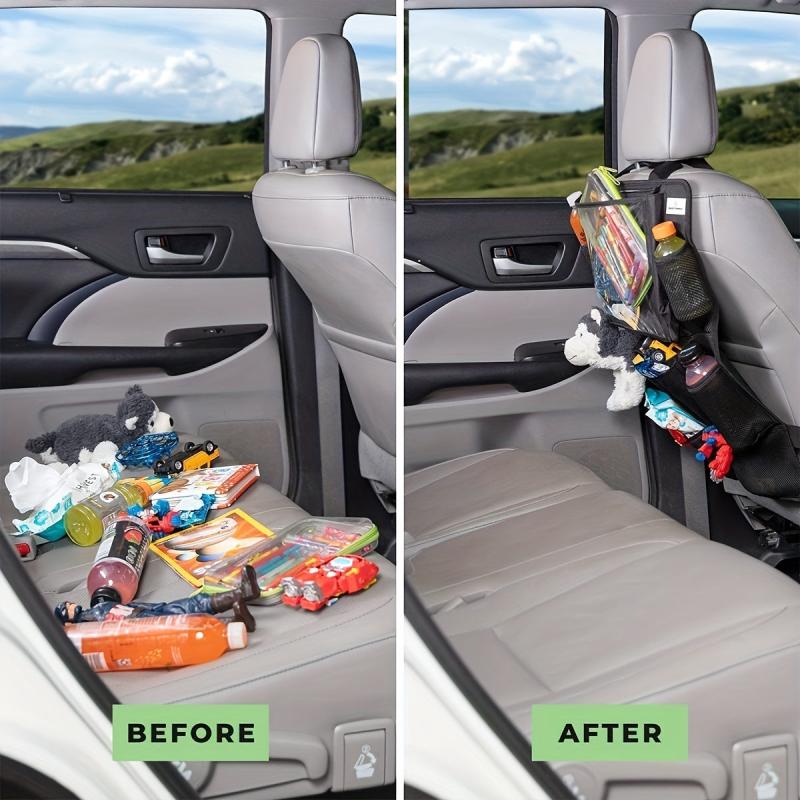 Car Seat Hanging Storage Bag Waterproof Anti-kick Pad Toys Bag