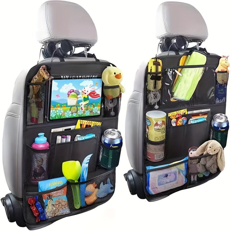 Car Seat Hanging Storage Bag Waterproof Anti-kick Pad Toys Bag
