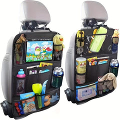 Car Seat Hanging Storage Bag Waterproof Anti-kick Pad Toys Bag