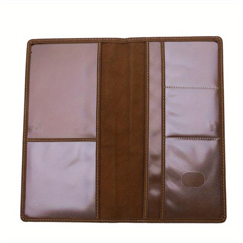 Car Registration & Insurance Card Holder PU Leather Organizer