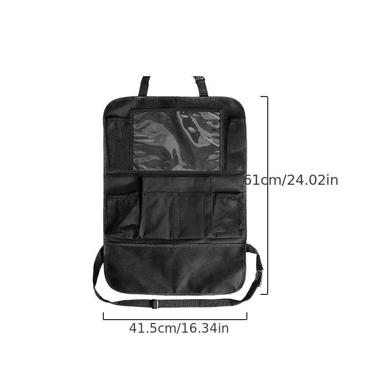 Car Seat Organizer & Tablet Holder for Kids' Entertainment on Road Trips