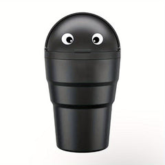 Car Trash Bin Portable Mini Swing Lid Storage Bucket In-Car Use