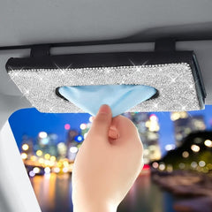 Glitter Sunscreen Tissue Box Crystal Tissue Bag