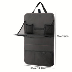 1pc Car Seat Back Storage Bag Oxford Cloth Storage Box