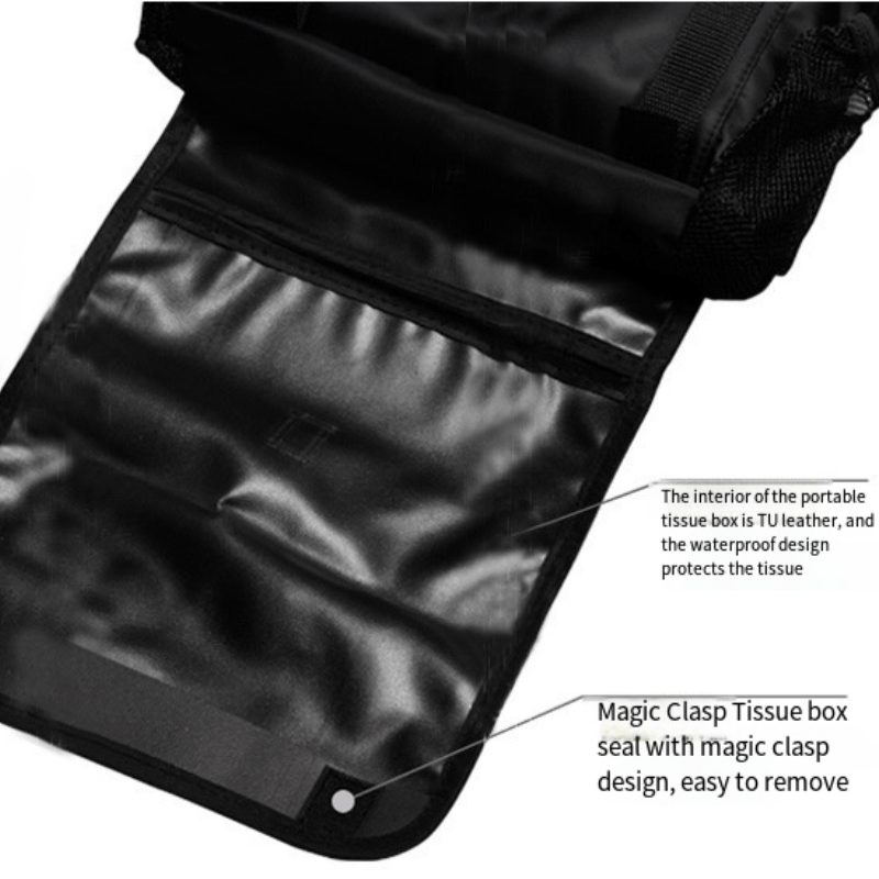 Car Back Ice Pack & Storage Bag Insulated Cooling/Heating Chair Organizer