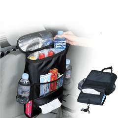 Car Back Ice Pack & Storage Bag Insulated Cooling/Heating Chair Organizer