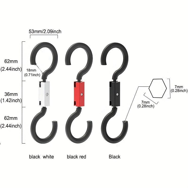 2pcs Car Hooks Seat Back Hanging Hooks Car Storage Hooks