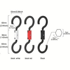2pcs Car Hooks Seat Back Hanging Hooks Car Storage Hooks