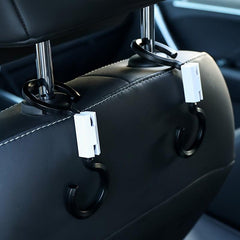 2pcs Car Hooks Seat Back Hanging Hooks Car Storage Hooks