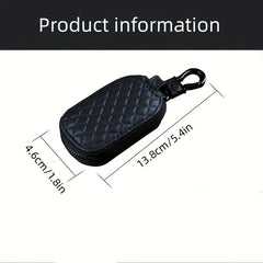 Stylish Leather Keychain Holder for Car Key Fob Protection