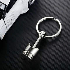 Metal Piston Model Keyring for Car Enthusiasts