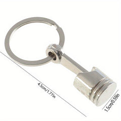 Metal Piston Model Keyring for Car Enthusiasts