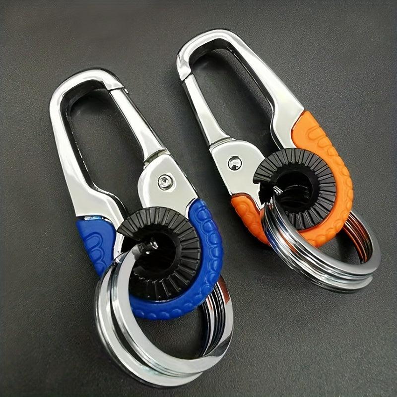 Metal Car Keychain Key Holder Men's Key Chain Ring Auto Accessory