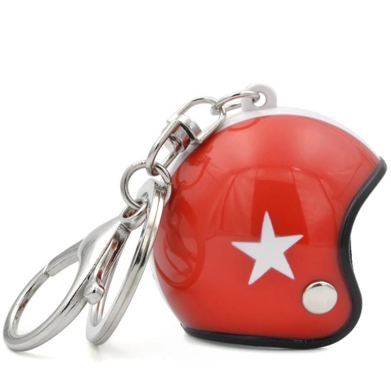 BJMOTO Mini Sport Motorcycle Helmet Pendant Keychain Unisex Keyring