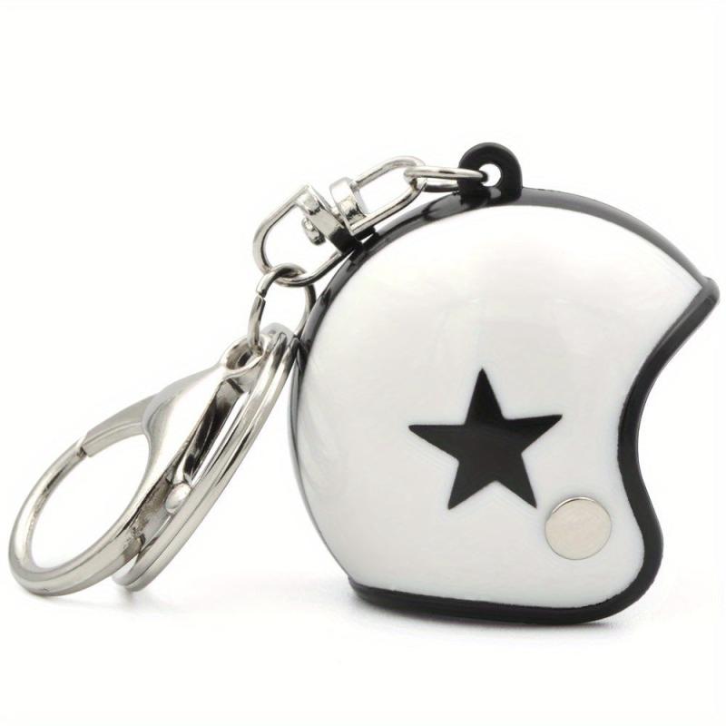 BJMOTO Mini Sport Motorcycle Helmet Pendant Keychain Unisex Keyring