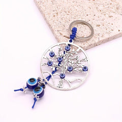 Evil Eye Keychain for Good Luck - Protection from Negative Energy