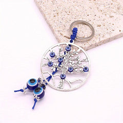 Evil Eye Keychain for Good Luck - Protection from Negative Energy