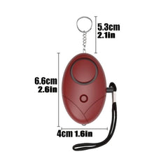 Personal Security Sound Alarm 1 Pack Keychain LED Light