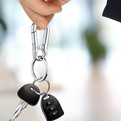 Motorcycle Keychain Alloy Metal Key Chain Ring Key Fob Carabiner Pendant