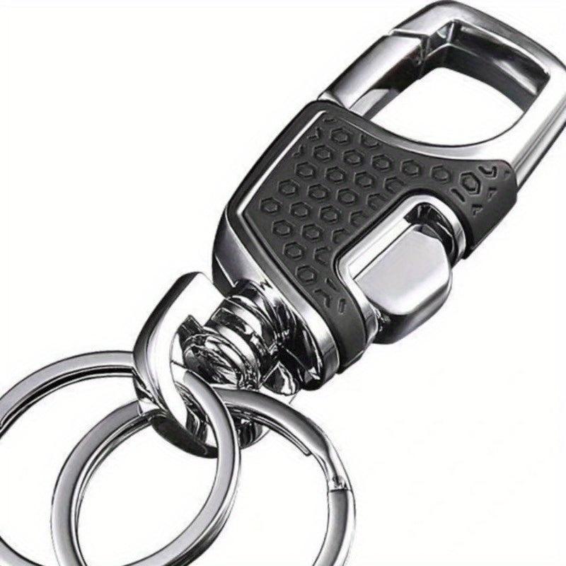 Metal Car Key Chain One Press And Open Creative Men's Anti lost Key Ring