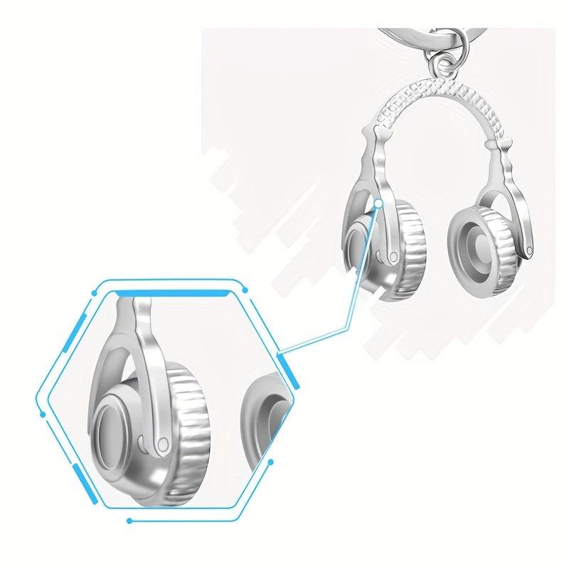 3D Earphone Keychain Musician Composer Music Gift For Women And Men