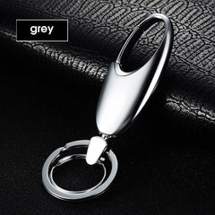 High-End Metal Car Key Chain Men's Waist Trailer Key Ring