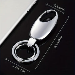 High-End Metal Car Key Chain Men's Waist Trailer Key Ring