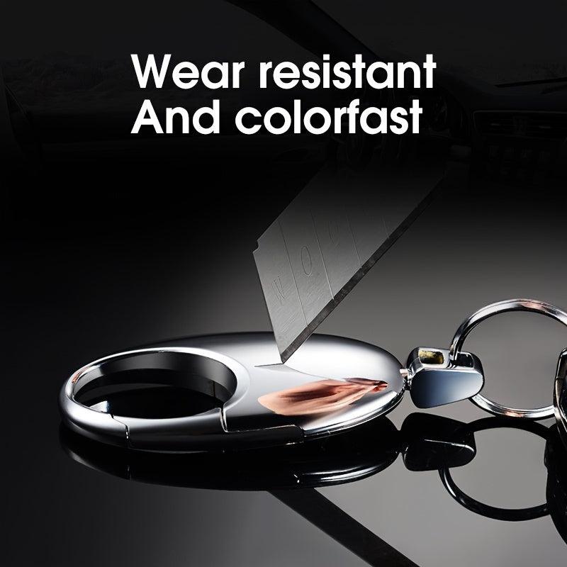 High-End Metal Car Key Chain Men's Waist Trailer Key Ring