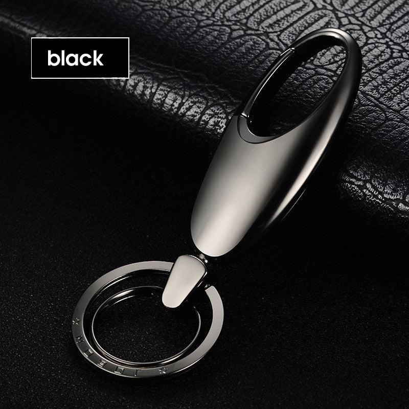 High-End Metal Car Key Chain Men's Waist Trailer Key Ring