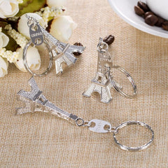 10pcs Eiffel Tower Keyring French Souvenirs Keychains