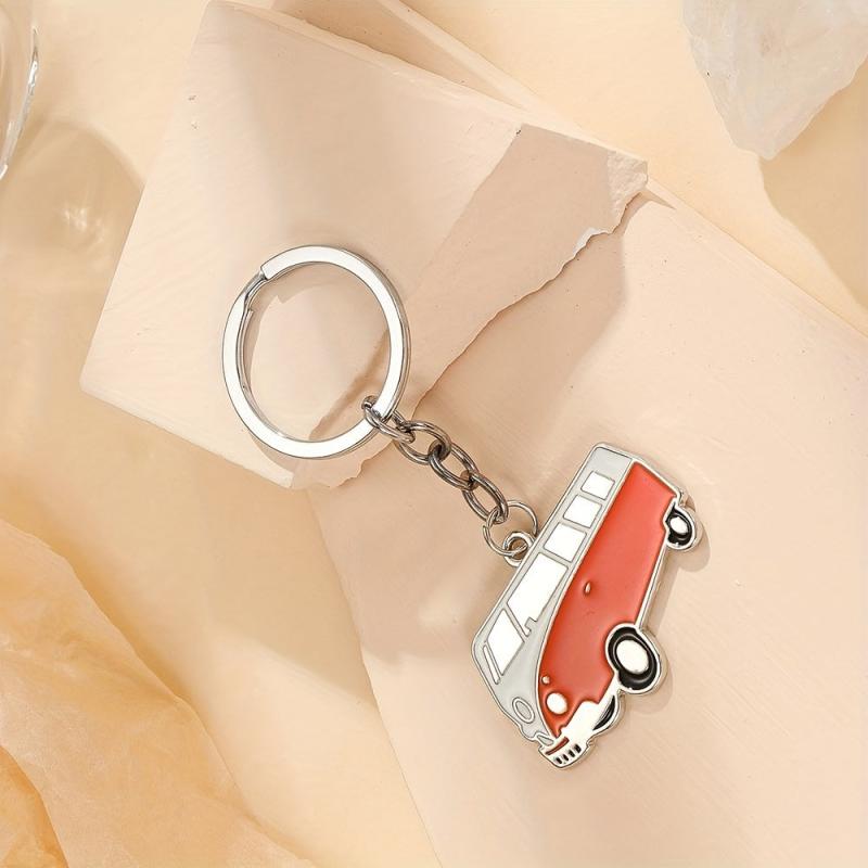 Retro Car Model Keychain Nostalgic Small Gift