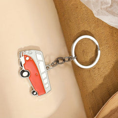 Retro Car Model Keychain Nostalgic Small Gift