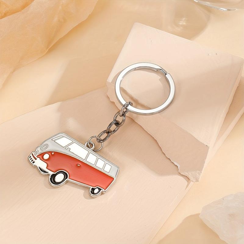 Retro Car Model Keychain Nostalgic Small Gift