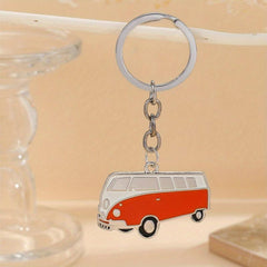 Retro Car Model Keychain Nostalgic Small Gift
