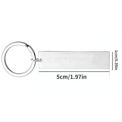 Stainless Steel Keychain Sunflower Pendant Gift For Friends